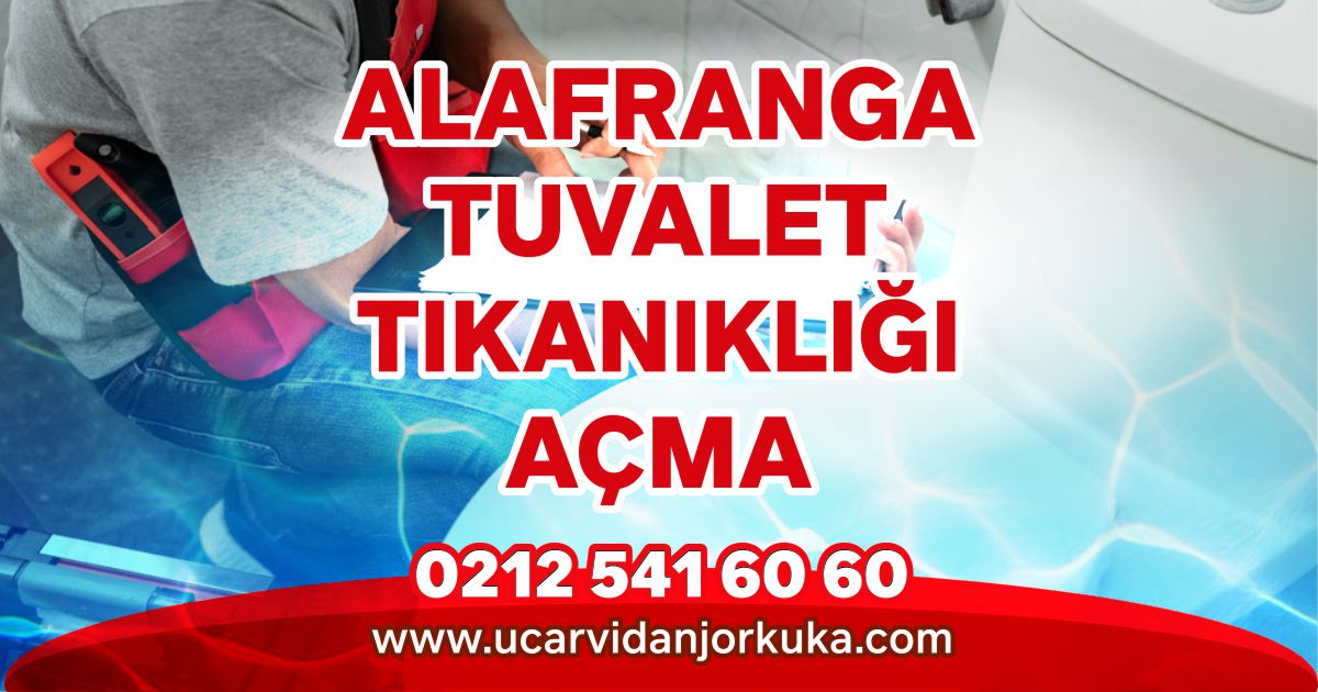 Alafranga Tuvalet Tıkanıklığı Açma